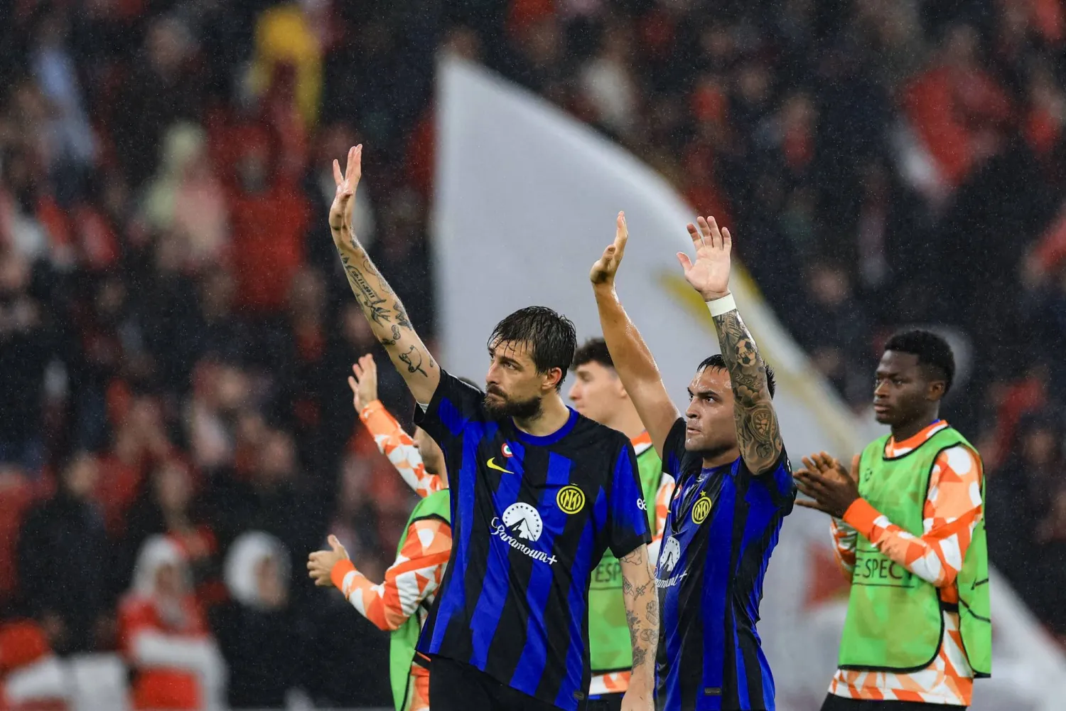 انتر ميلان و ريال سوسيداد لكل منهما 11 نقطة (أ.ف.ب)