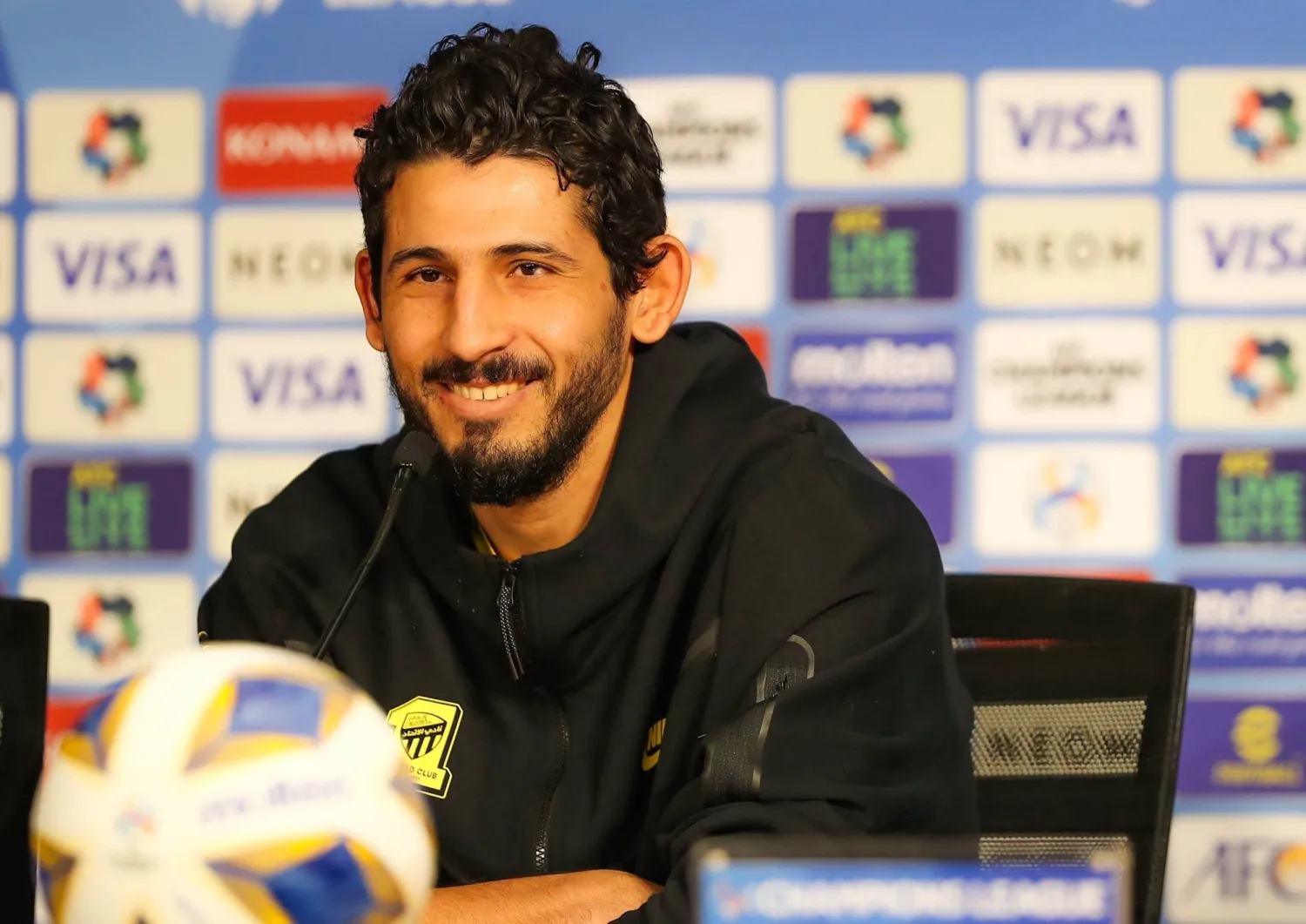 المدافع حجازي عاد إلى تدريبات الاتحاد بعد تعافيه من الإصابة (نادي الاتحاد)