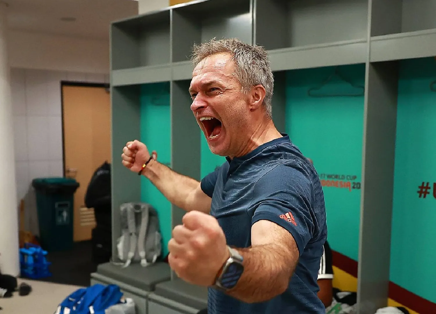 كريستيان فاك مدرب منتخب ألمانيا للناشئين (الشرق الأوسط)