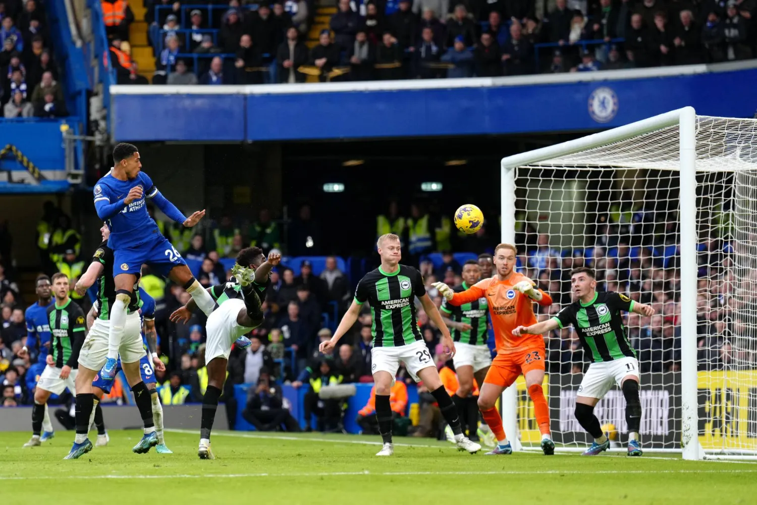 رأسية ليفي كولويل تمنح تشيلسي هدفا ثانيا في مواجهة برايتون (ب.أ)