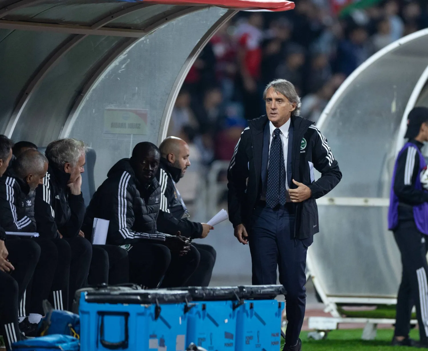 الآمال كبيرة على الإيطالي مانشيني مدرب المنتخب السعودي (الشرق الأوسط)