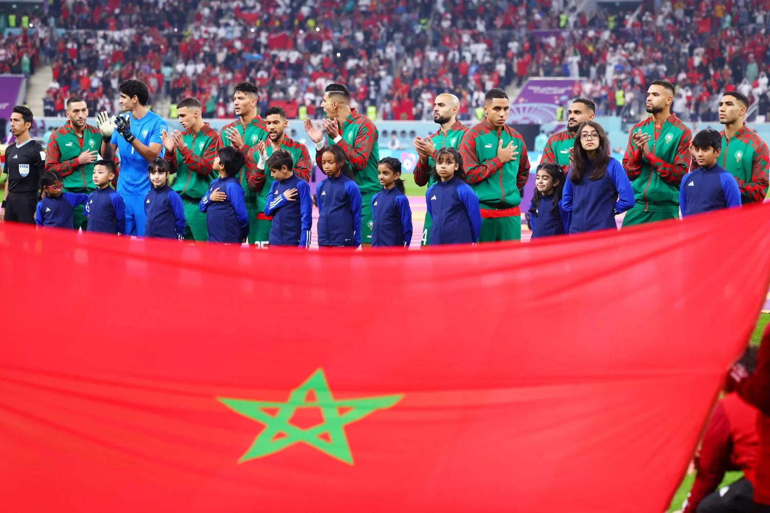 المنتخب المغربي لكرة القدم (د.ب.أ)