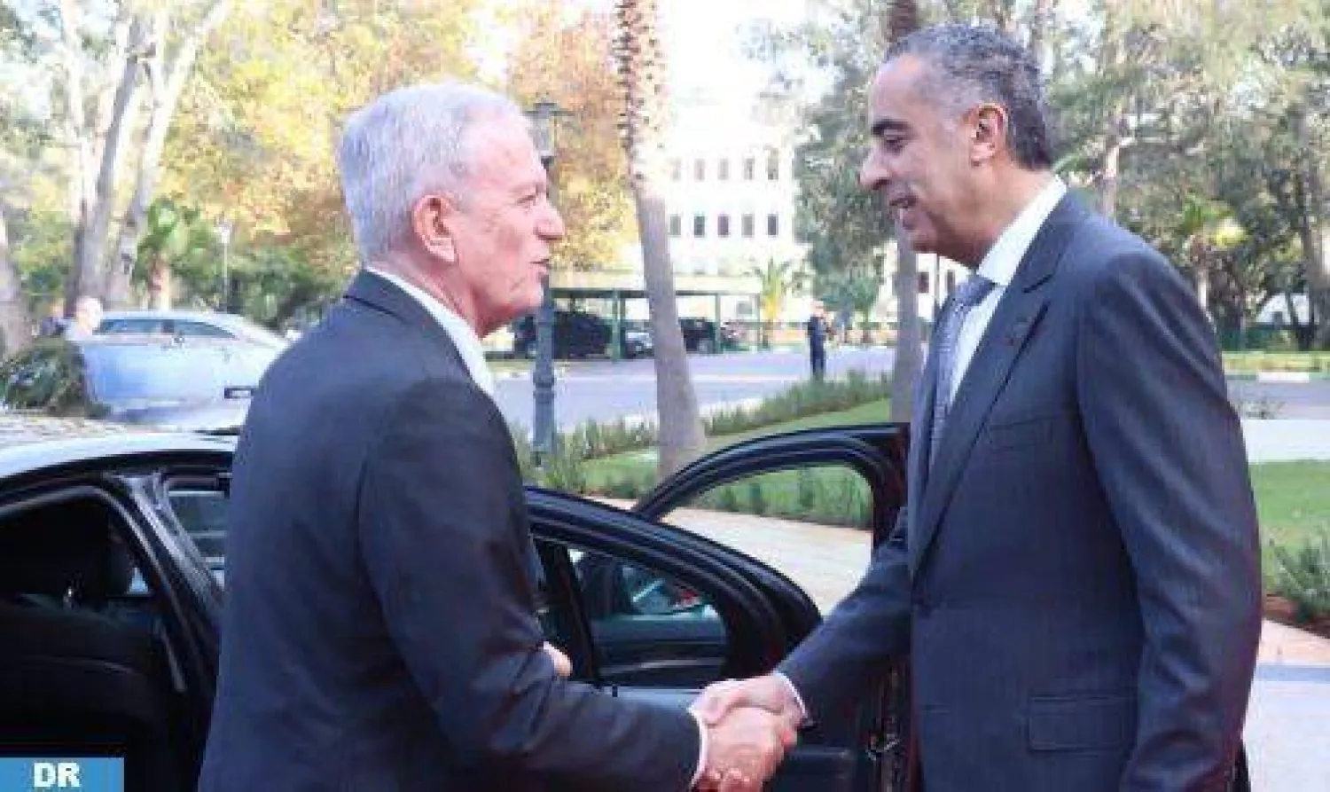 حموشي لدى استقباله المدير العام للشرطة الوطنية الفرنسية فريديريك فو (ماب)