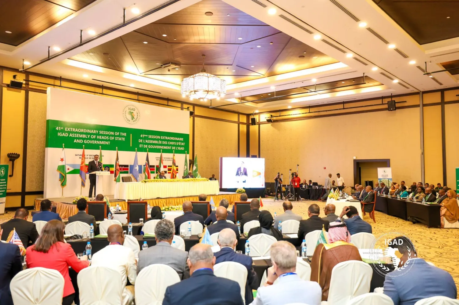 جانب من القمة الطارئة لمجموعة «إيغاد» (موقع إيغاد على منصة إكس)