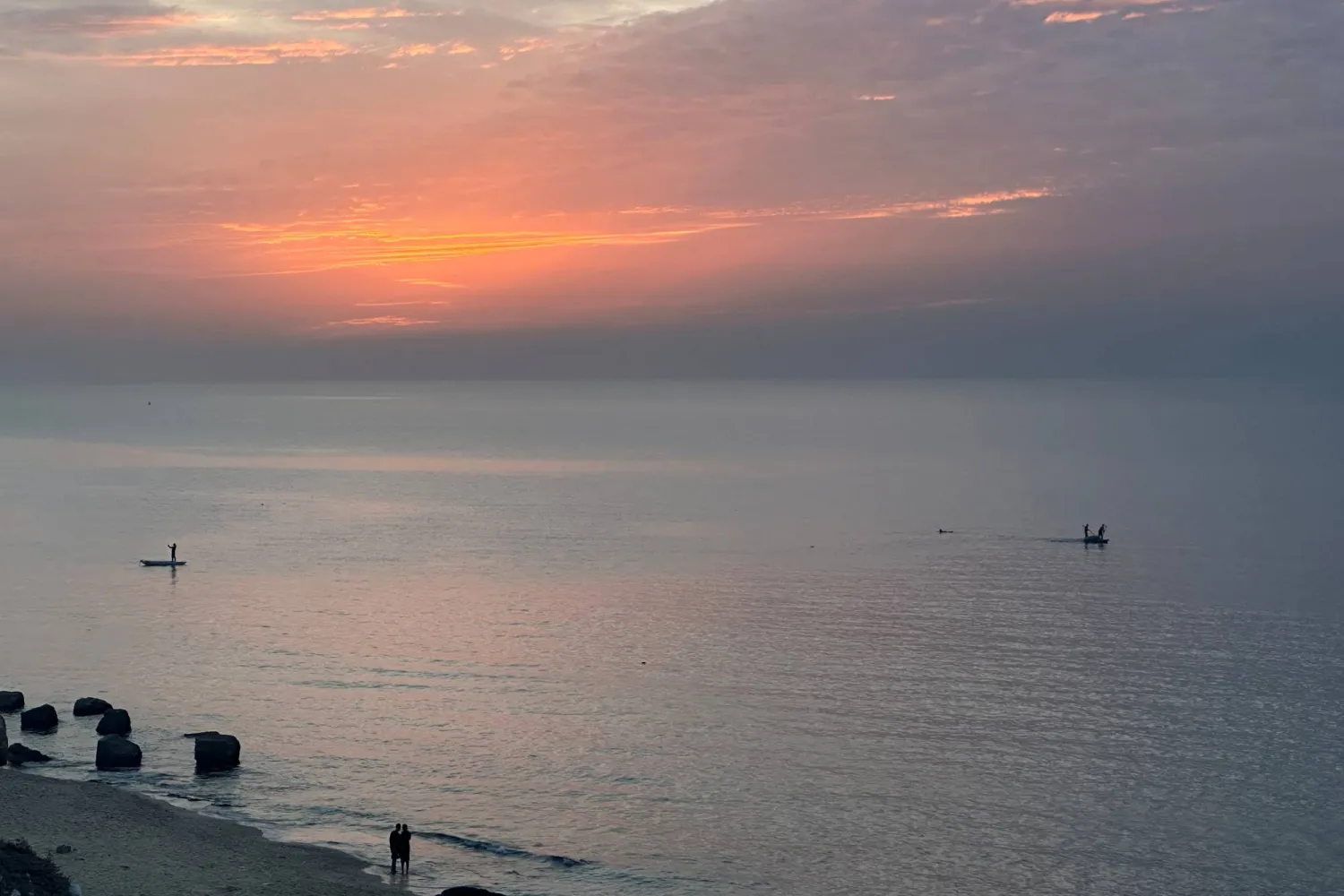 بحر غزة (رويترز)