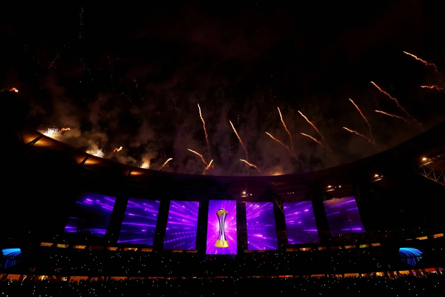 حفل افتتاح «كأس العالم للأندية» بجدة (رويترز)