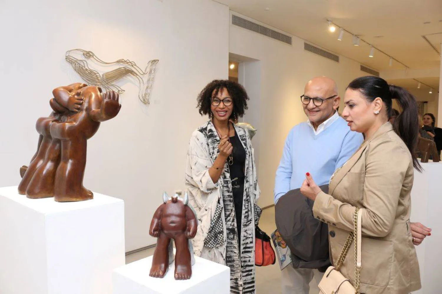 جانب من المعرض الذي سادته أجواء البهجة (إدارة الغاليري)