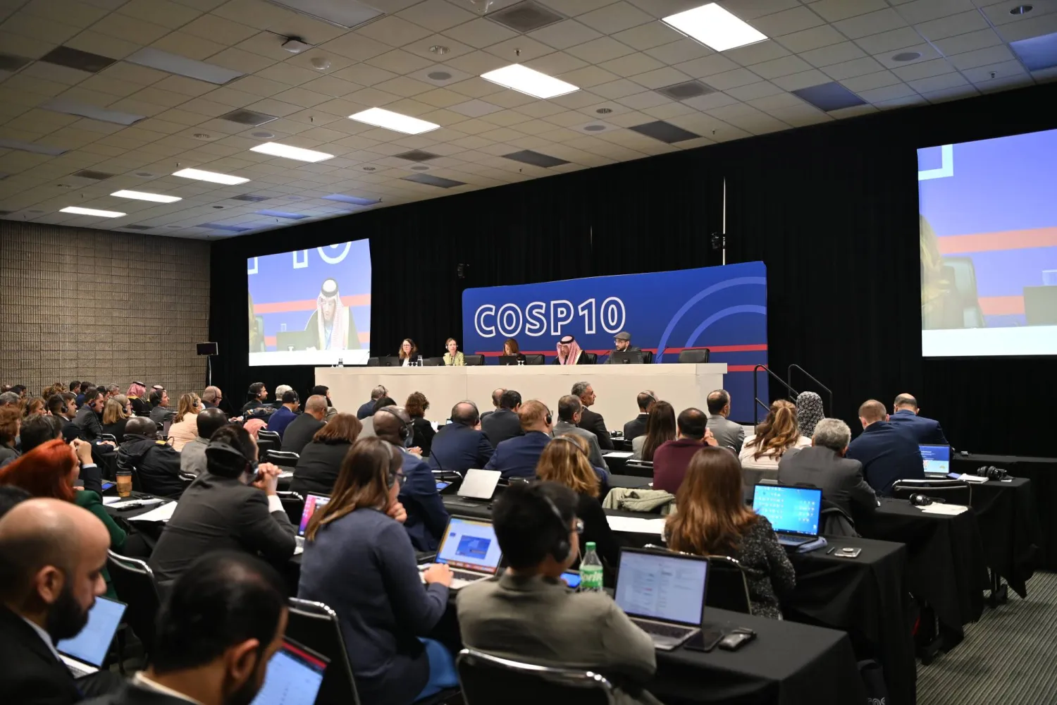 جانب من كلمة السعودية التي ألقاها رئيس هيئة الرقابة ومكافحة الفساد خلال مؤتمر الدول الأطراف (الشرق الأوسط)