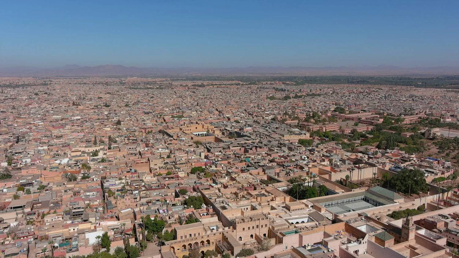 An aerial view of Marrakech, Morocco November 10, 2021. REUTERS/Ilan Rosenberg/File Photo
