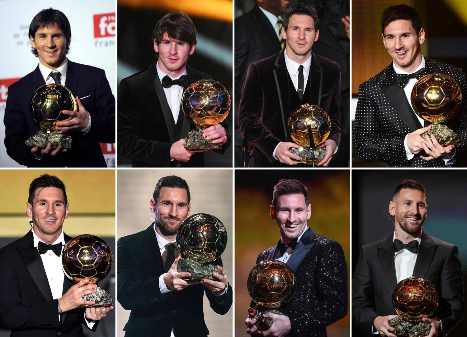 ميسي الأسطوري حصد الكرة الذهبية للمرة الثامنة في 2023 (أ.ف.ب)