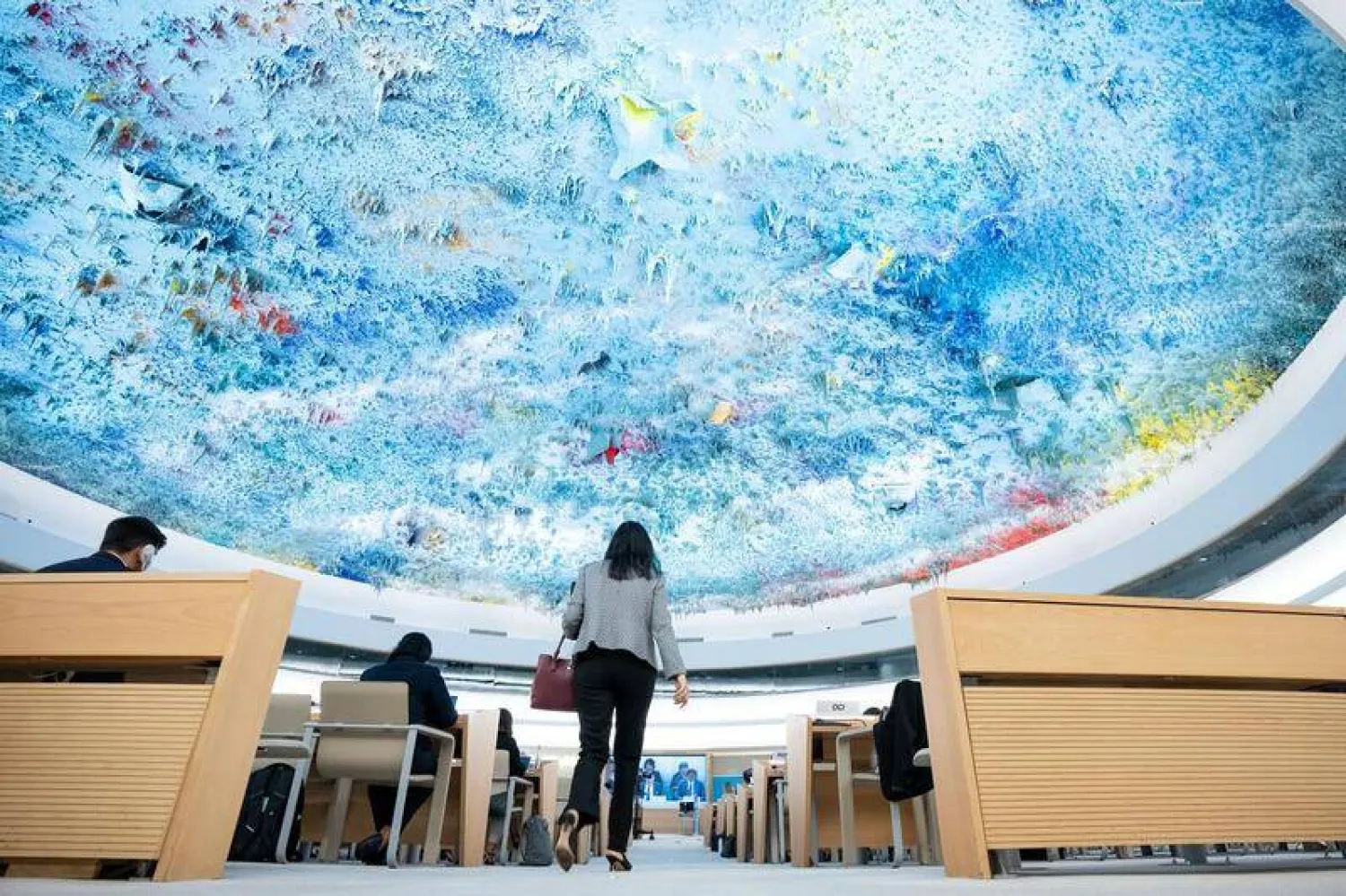 قاعة مجلس الأمم المتحدة لحقوق الإنسان في جنيف (صور الأمم المتحدة)