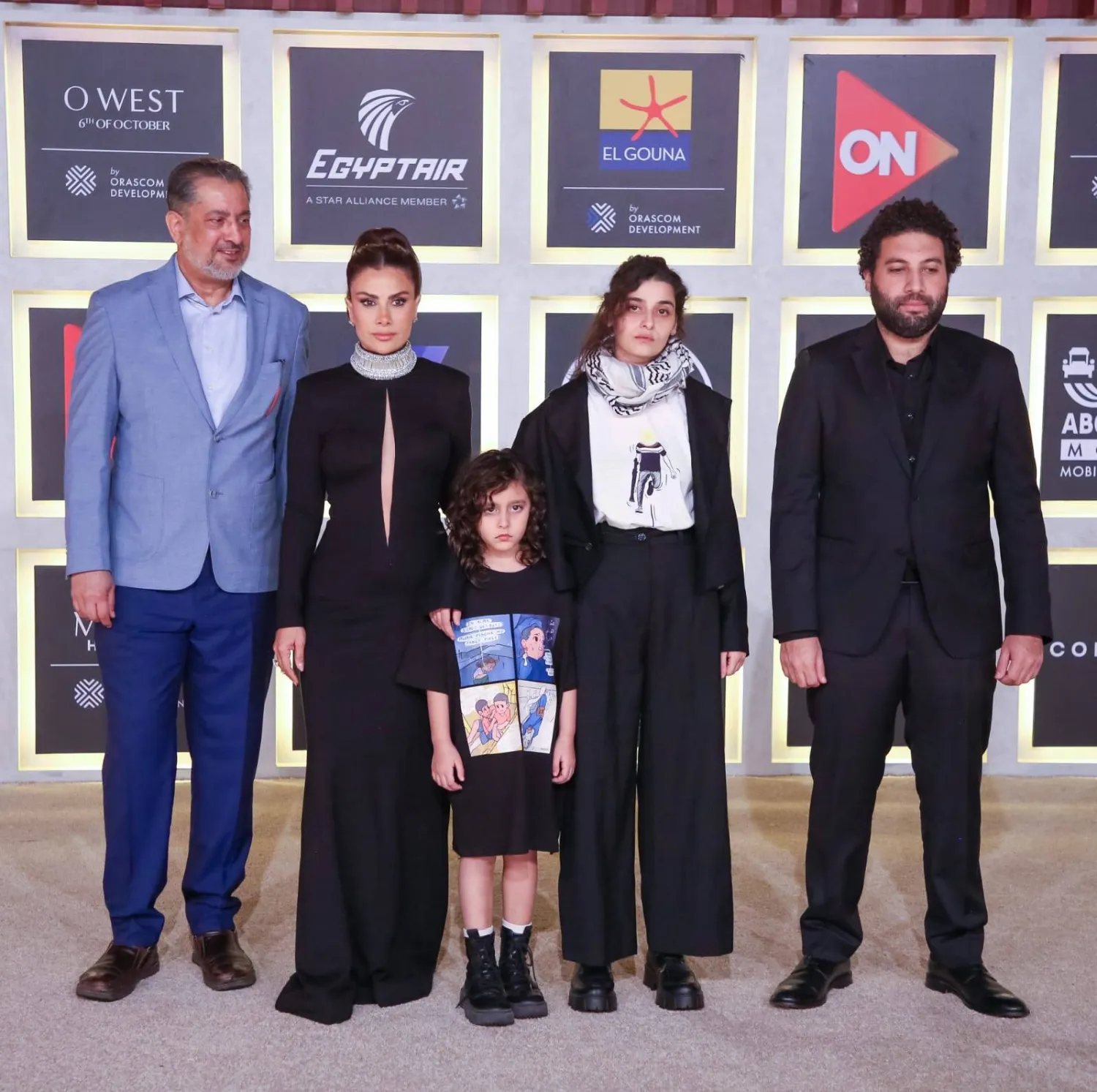 مع أعضاء لجنة التحكيم بمهرجان الجونة  (الجونة السينمائي)