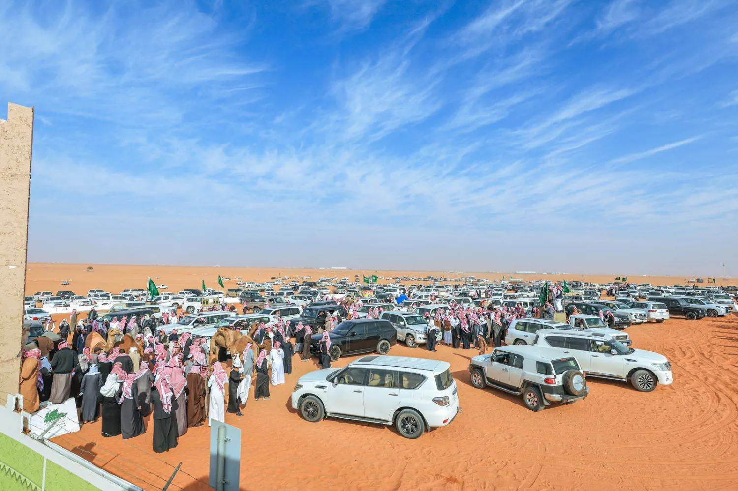 تحظى «مسيرة المنقية» باهتمام كبير من جماهير المنقيّات وملّاكها (الشرق الأوسط)