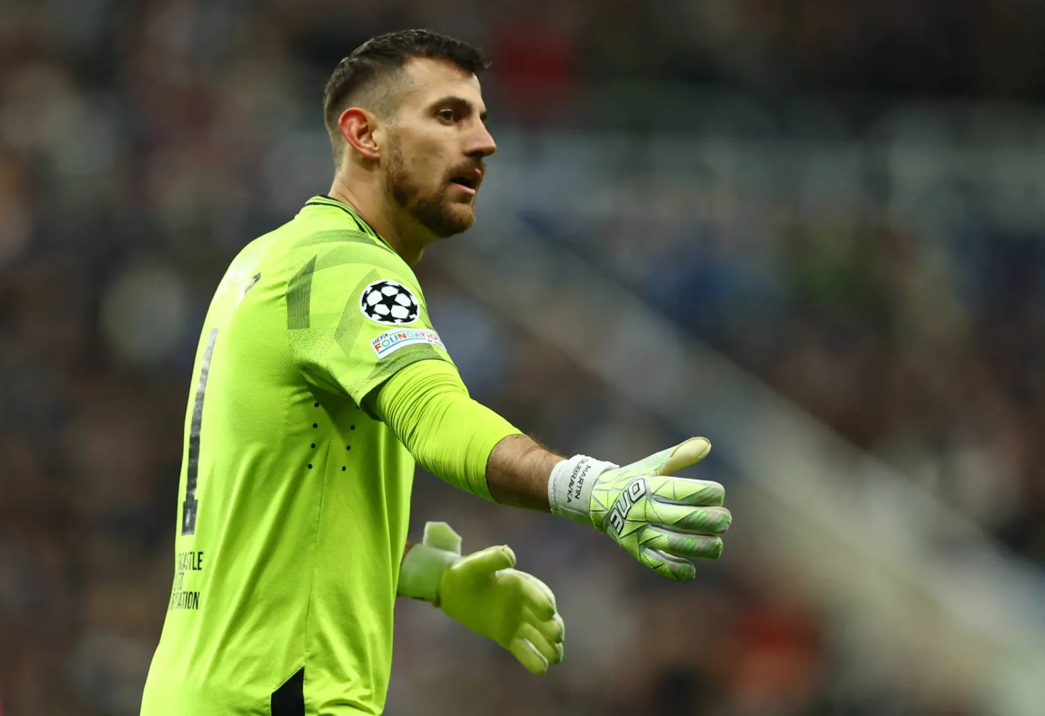 مارتن دوبرافكا حارس مرمى نيوكاسل يونايتد (رويترز)