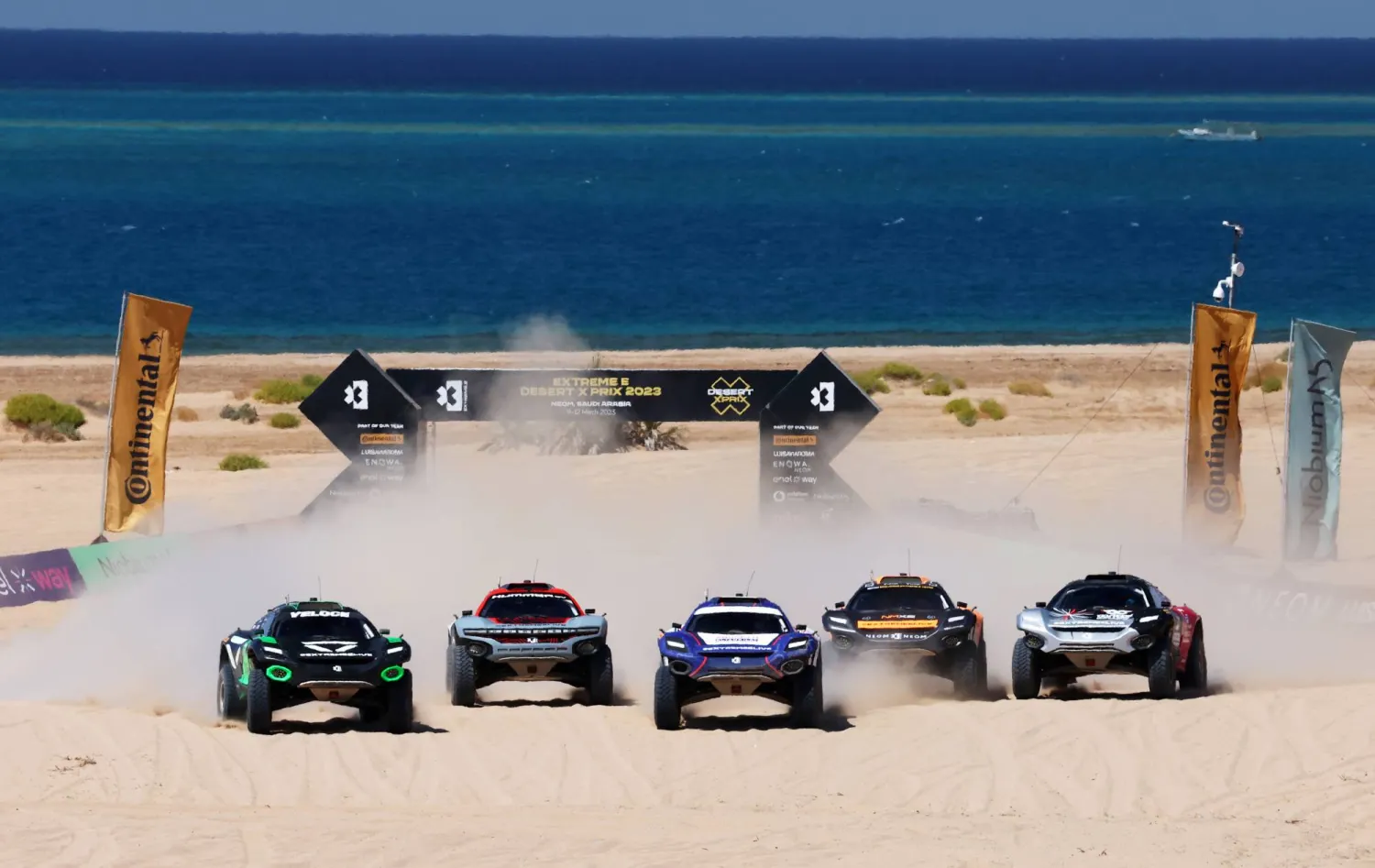 جانب من منافسات جائزة ديزرت إكس في نيوم (الشرق الأوسط)