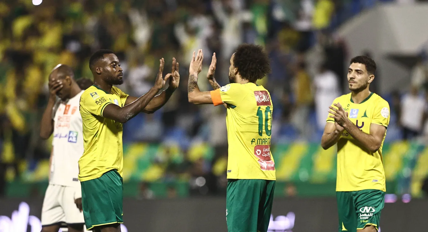 واصل الخليج انطلاقته بالفوز على الفيحاء (تصوير: عيسى الدبيسي)