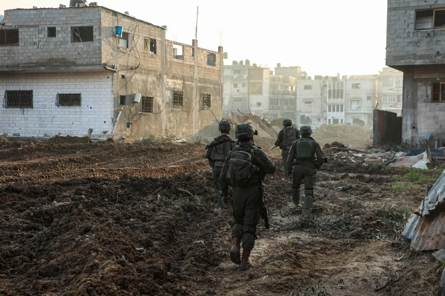 جنود إسرائيليون في قطاع غزة (أ.ف.ب)