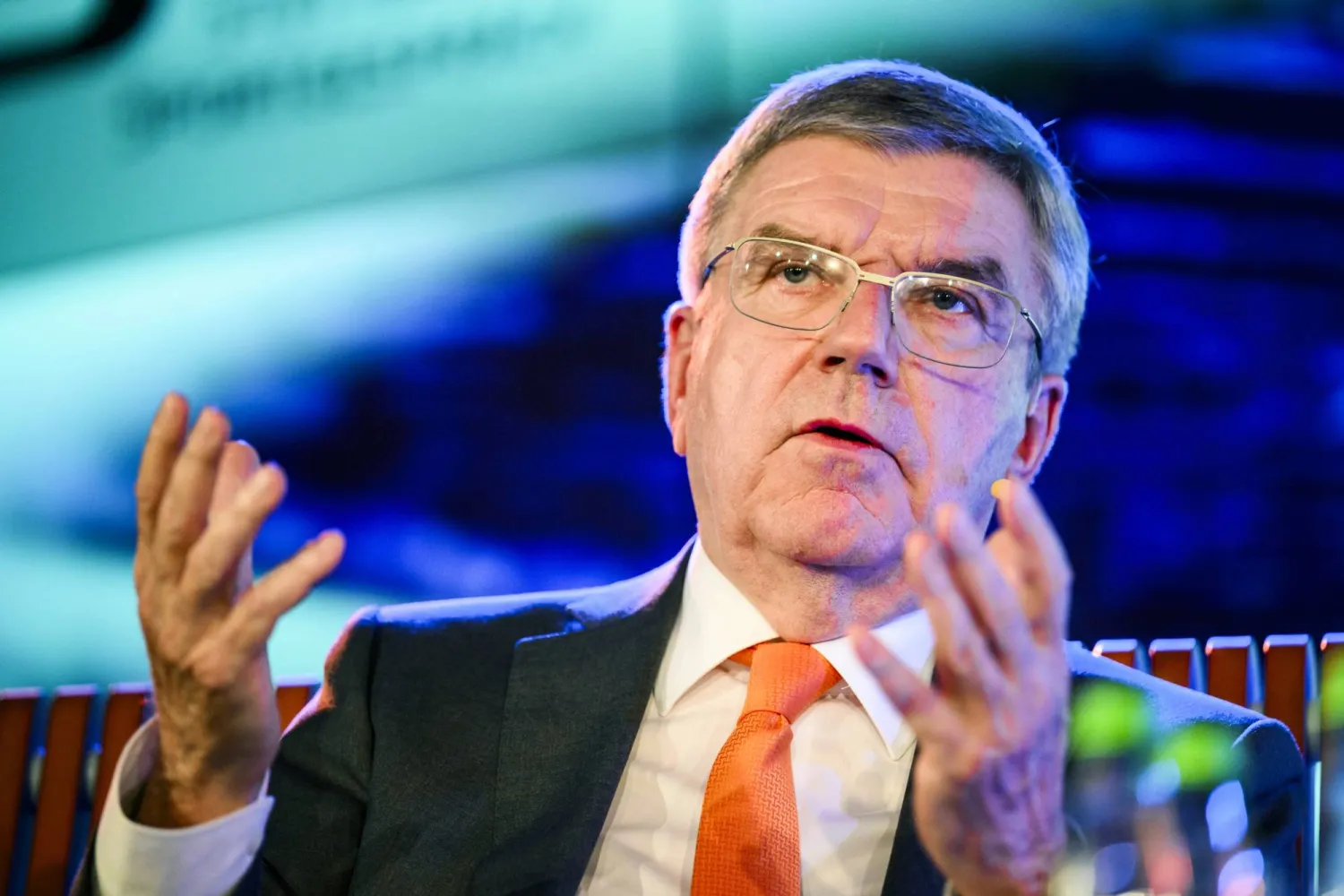 توماس باخ رئيس اللجنة الأولمبية الدولية (د.ب.أ)