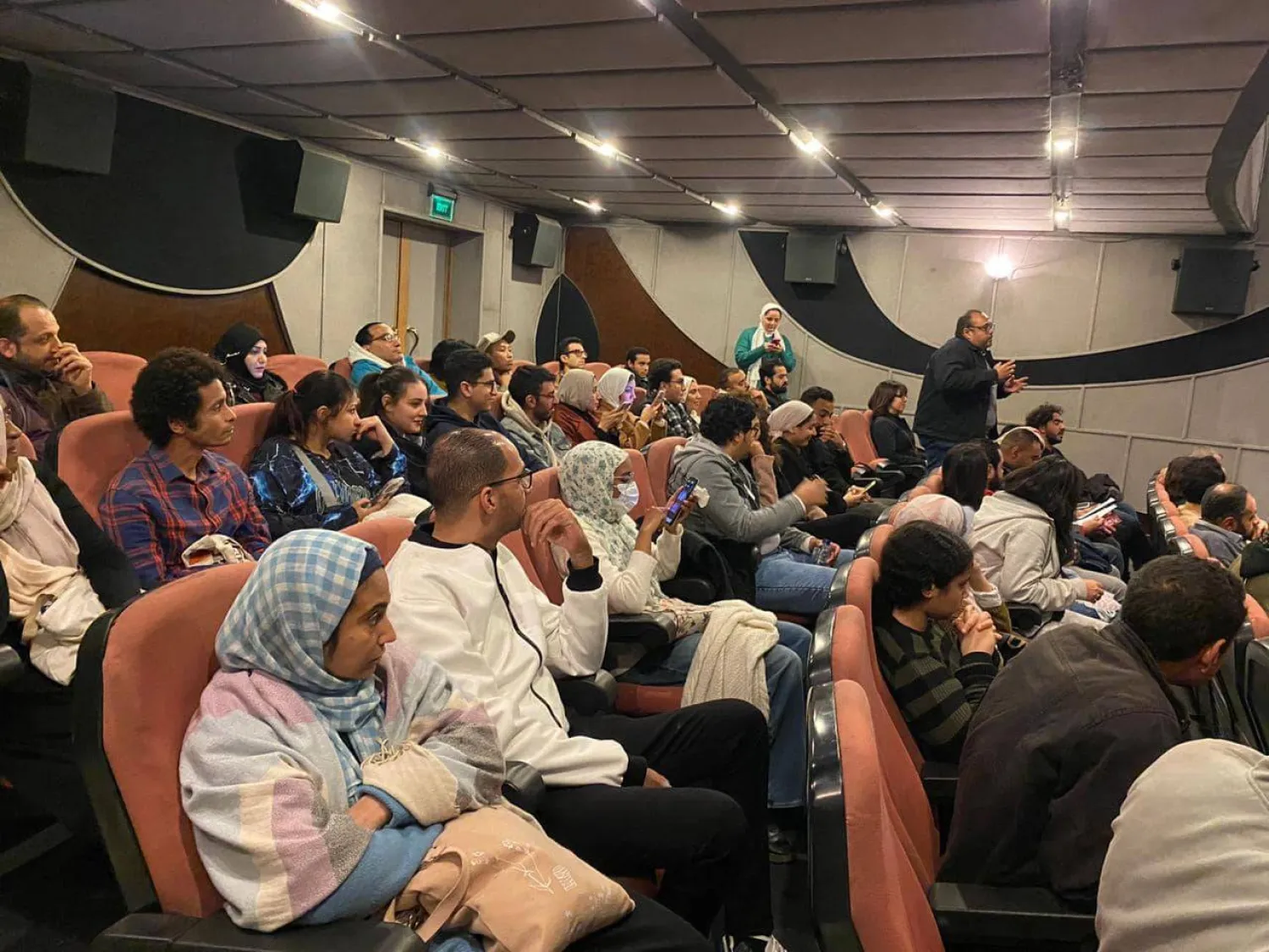 جانب من حضور ندوات الأفلام (صفحة المهرجان على فيسبوك)