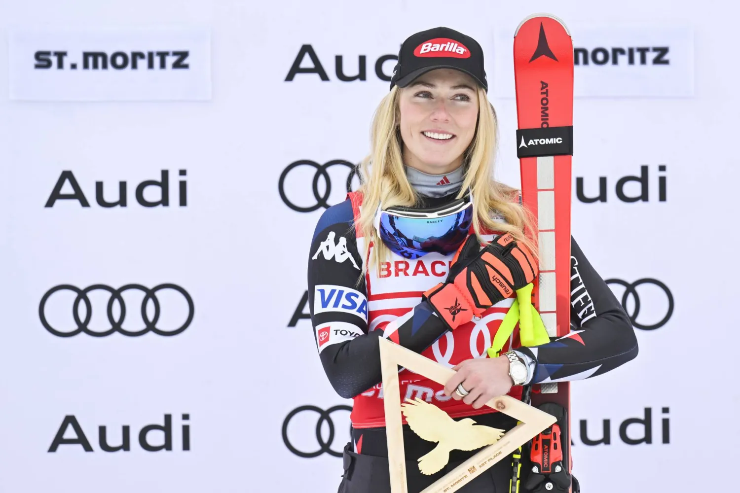 الأميركية ميكايلا شيفرين (إ.ب.أ)