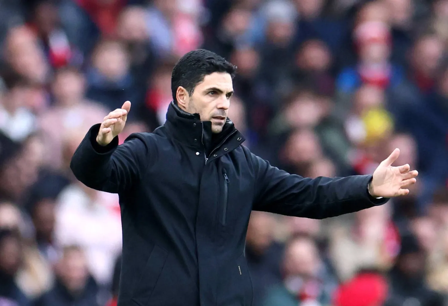 أرتيتا مدرب آرسنال الإنجليزي (إ.ب.أ)