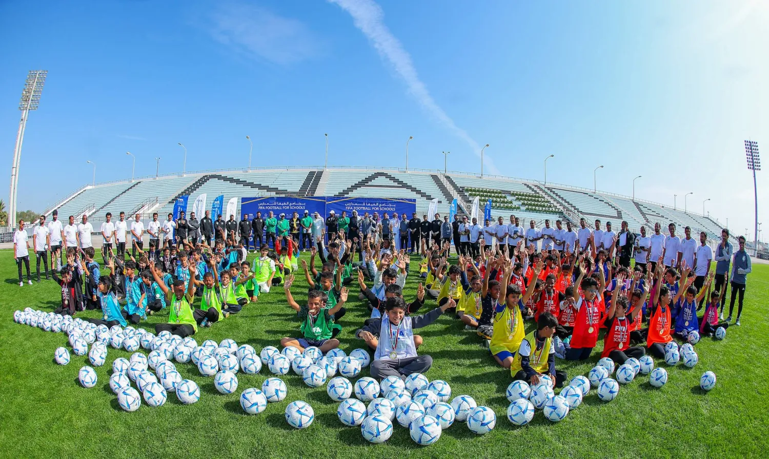 برنامج «فيفا» للمدارس للبنين والبنات لاكتشاف المواهب في الدمام (الاتحاد السعودي لكرة القدم)