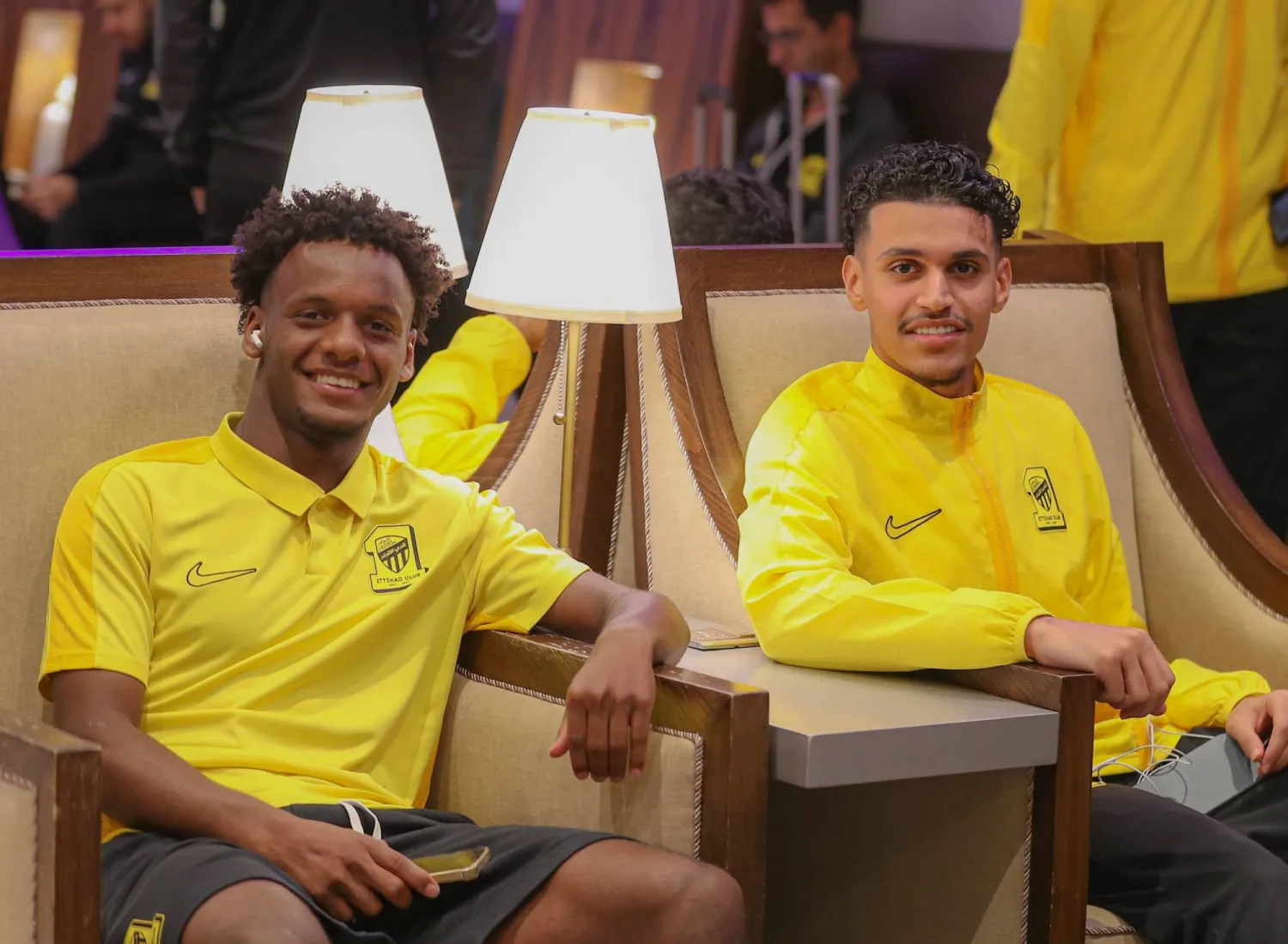 من مغادرة بعثة النادي إلى حائل (نادي الاتحاد) 