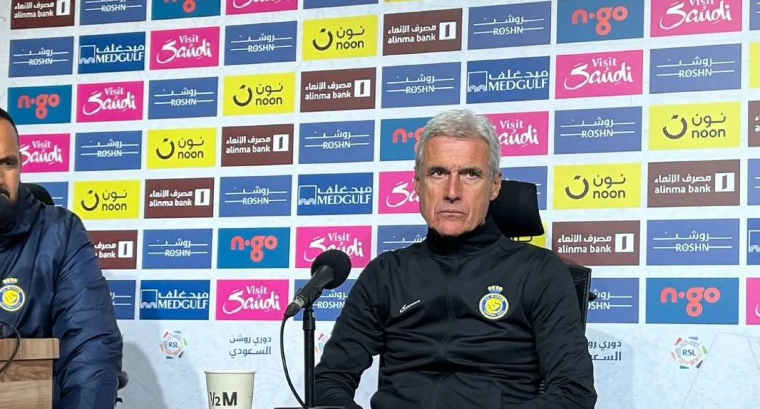 كاسترو مدرب النصر في المؤتمر الصحافي (الشرق الأوسط) 