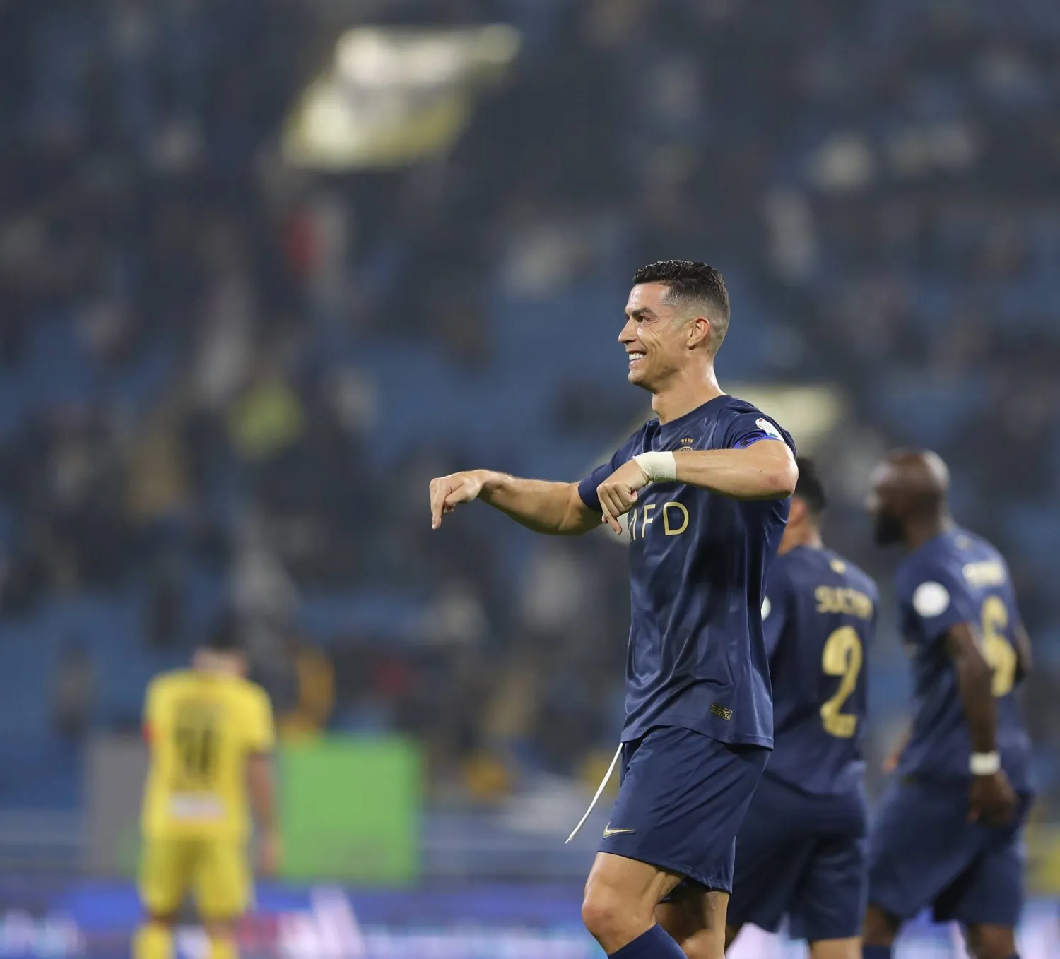 رونالدو تزعم صدارة هدافي لاعبي العالم في عام 2023 (عبد العزيز النومان)