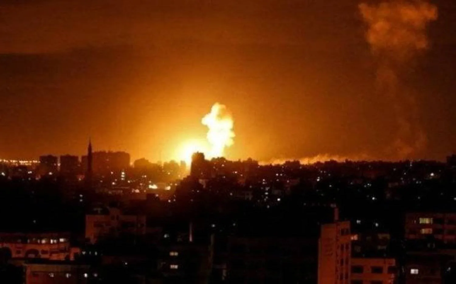 An Israeli attack in Syria (Syrian Observatory for Human Rights)
