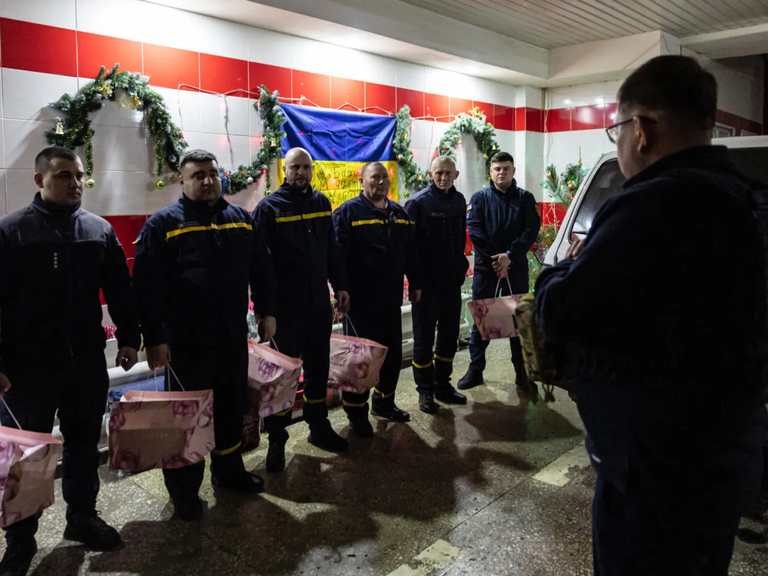 The Bakhmut firefighters are in one of the hotspots of fighting in eastern Ukraine. Sameer Al-DOUMY / AFP
