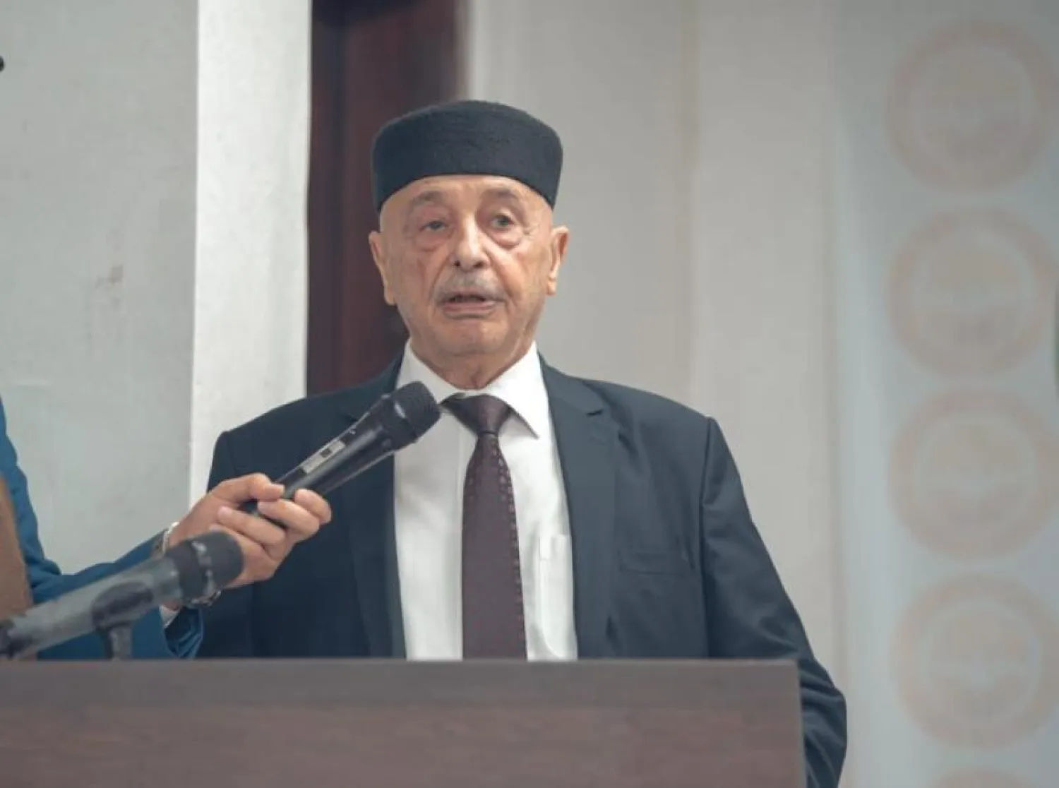 عقيلة صالح رئيس مجلس النواب الليبي (المكتب الإعلامي لرئيس المجلس)