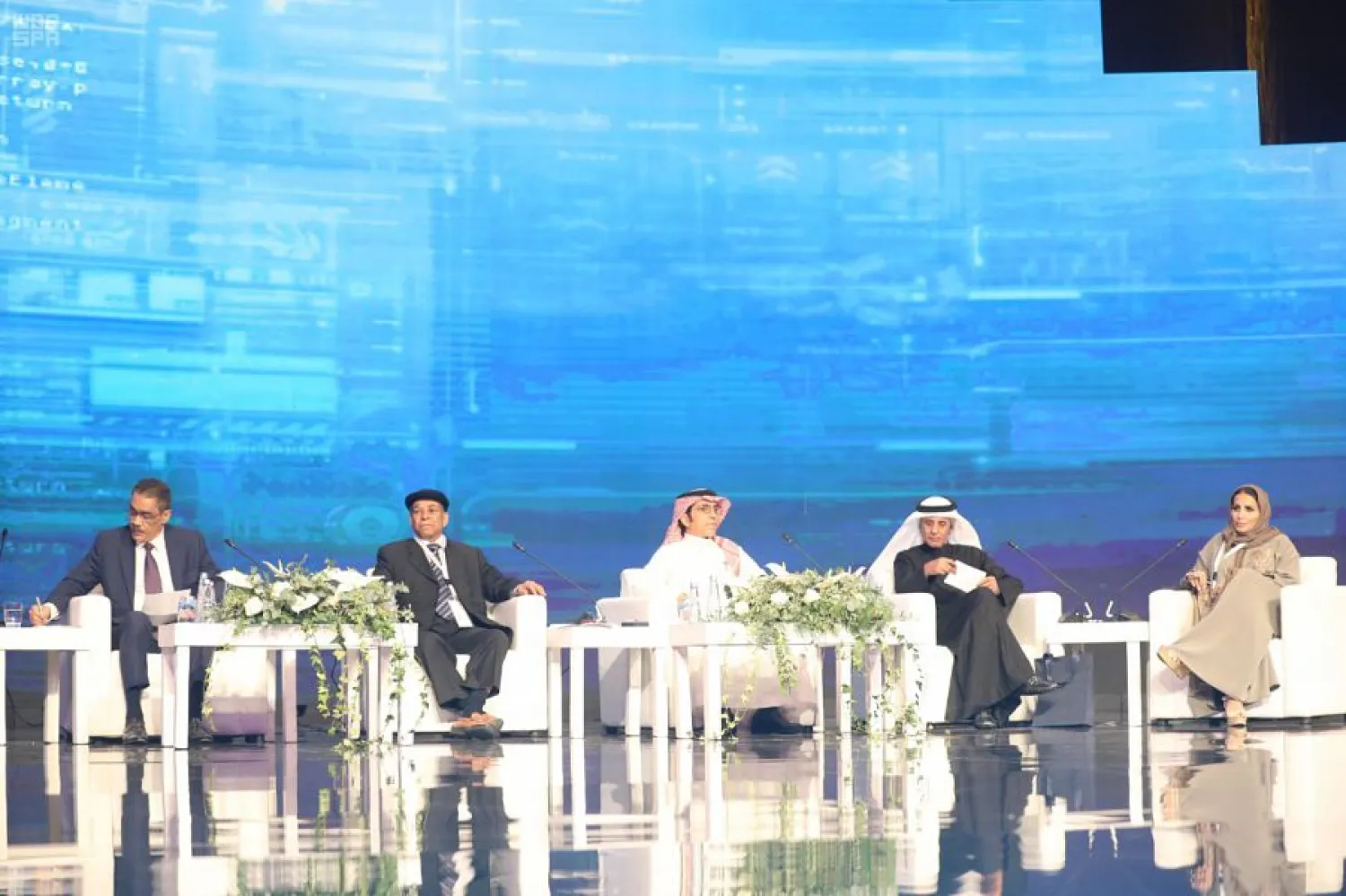 جانب من فعاليات منتدى الإعلام السعودي الأول الذي أقيم بالرياض أواخر عام 2019 (واس)