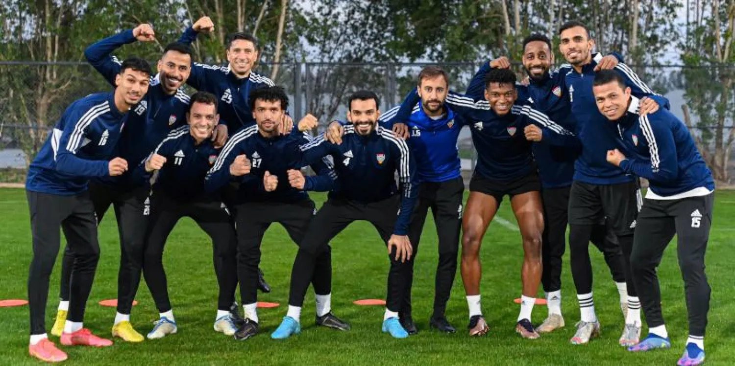 منتخب الإمارات وصل البصرة وتدرب تأهباً لانطلاقة «خليجي 25» (الموقع الرسمي للاتحاد الإماراتي)