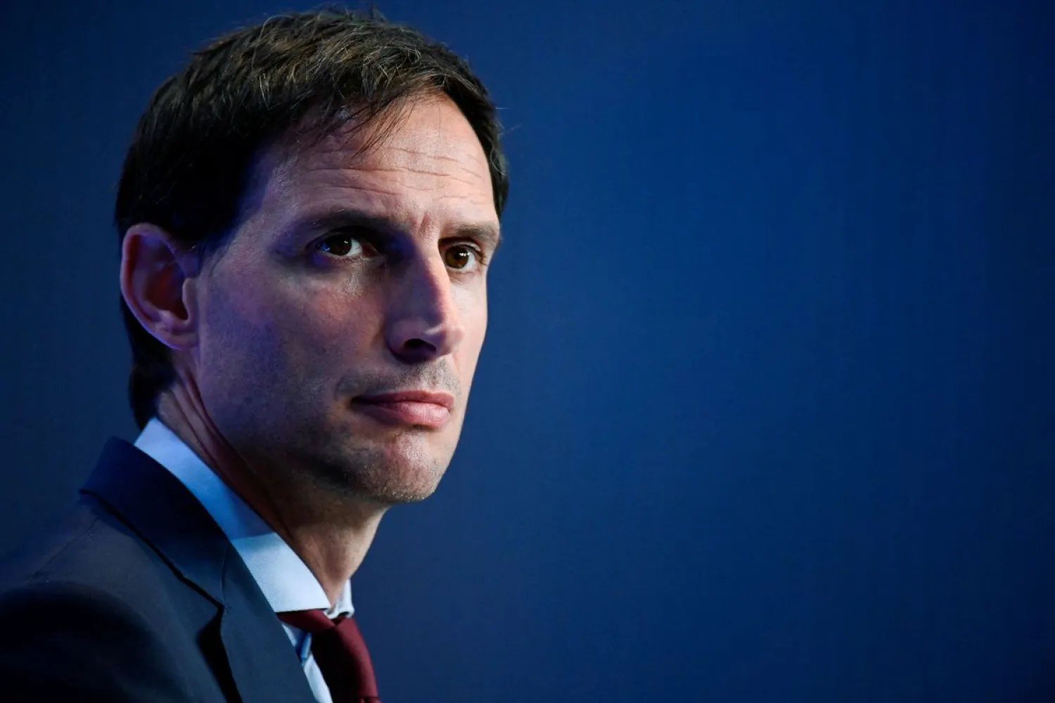 Minister of Foreign Affairs of the Netherlands, Wopke Hoekstra speaks at a press conference, at the Ukraine Accountability Conference in The Hague, Netherlands, July 14, 2022. REUTERS/Piroschka van de Wouw/File Photo