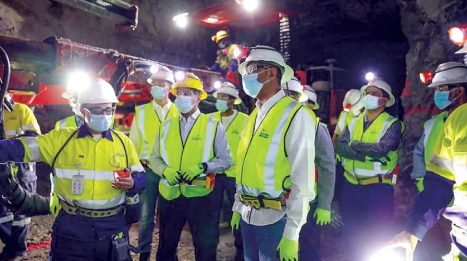 Saudi Arabia is exerting international efforts to align the global mining sector with developments in energy, sustainability and development. (Asharq Al-Awsat) 