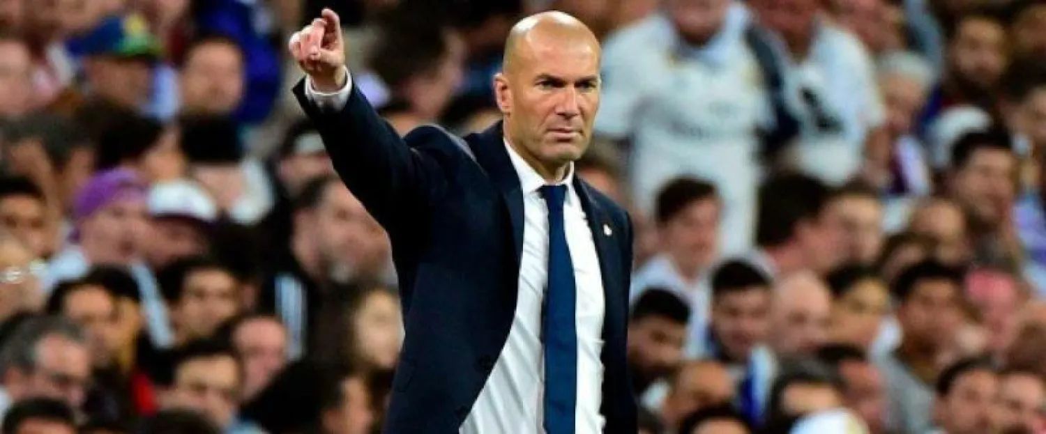 زيدان تعرض لإساءة بسبب تصريحات رئيس الاتحاد الفرنسي لو غري (أ.ف.ب)