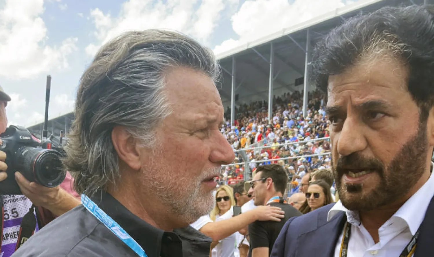 محمد بن سليم رئيس الاتحاد الدولي للسيارات (أ.ب)