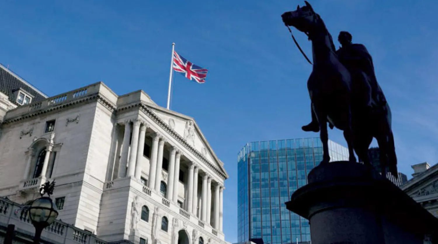 مقر بنك إنجلترا المركزي وسط العاصمة البريطانية لندن (رويترز)