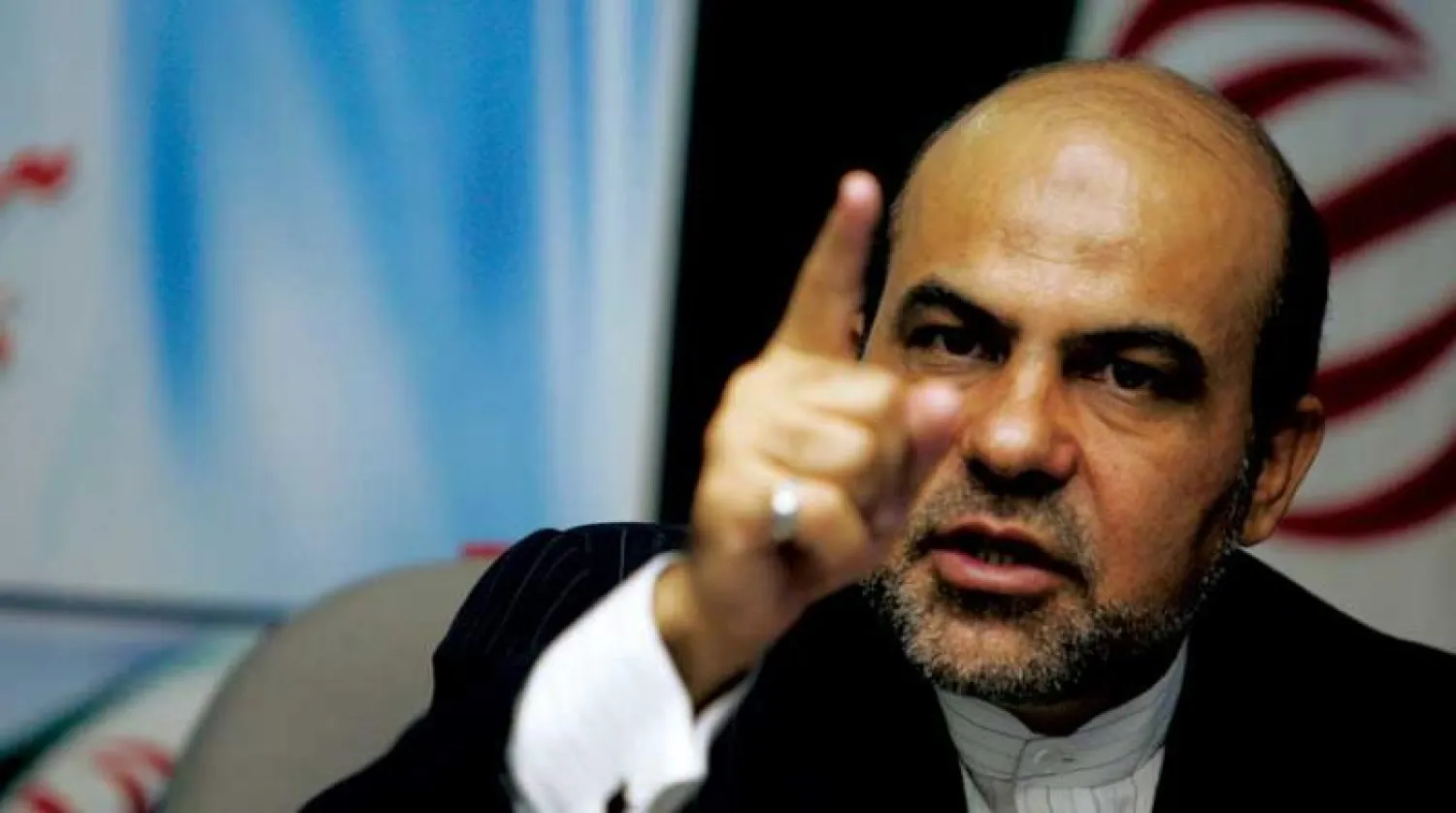 أكبري يتحدث خلال مراسم لمنظمة الطاقة الذرية الإيرانية في طهران أكتوبر 2008 (أ.ب)