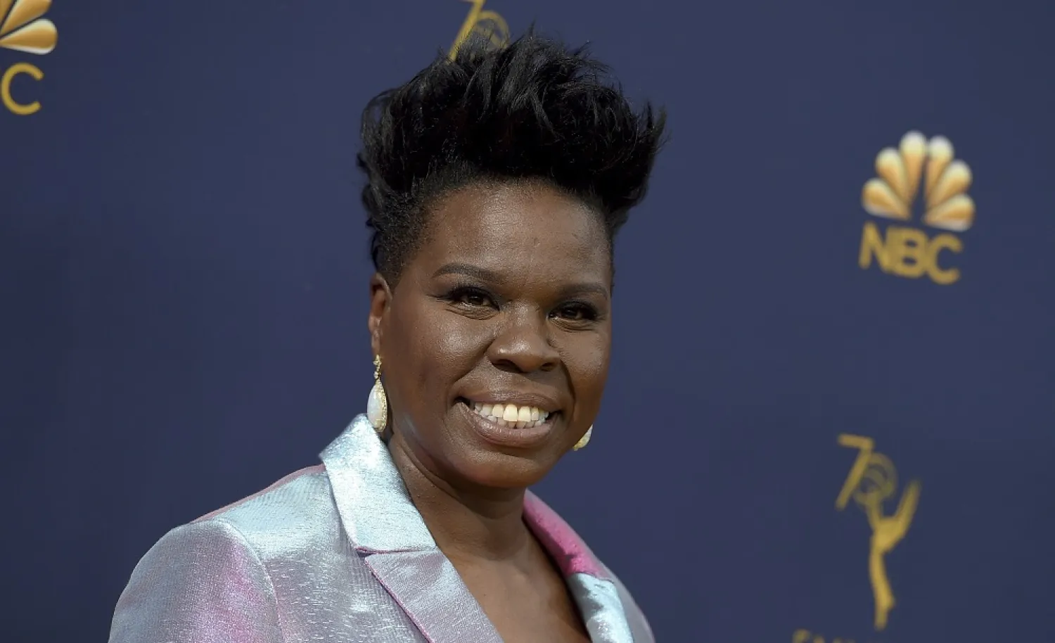 Leslie Jones appears at the 70th Primetime Emmy Awards in Los Angeles on Sept. 17, 2018. (AP)