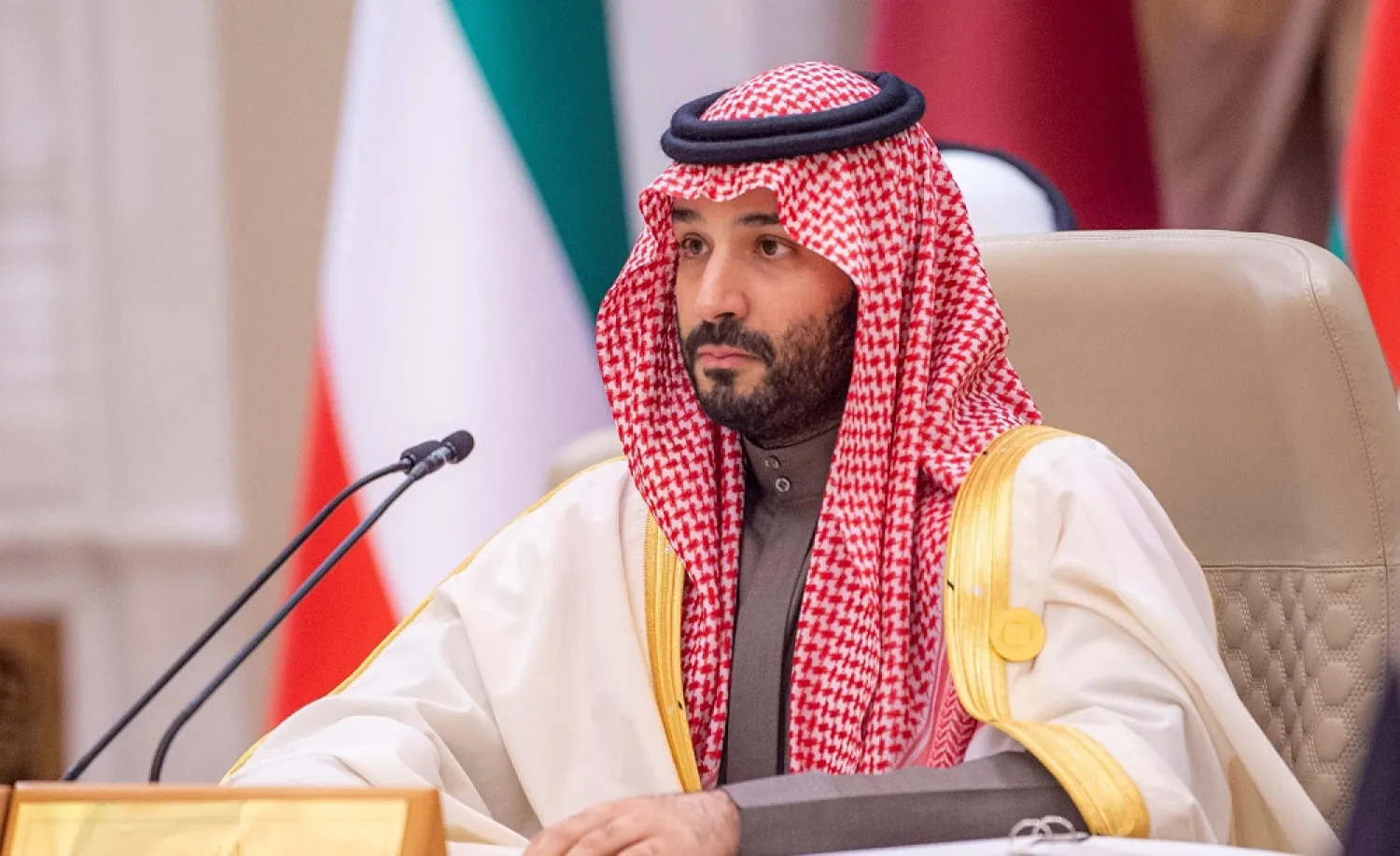 09 December 2022, Saudi Arabia, Riyadh: Saudi Crown Prince and Prime Minister Mohammed bin Salman chairs the first China-Arab summit in Riyadh. (SPA)
