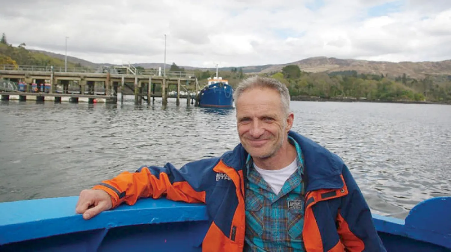 المواطن الفرنسي الآيرلندي برنار فيلان المحتجز لدى إيران (أ.ف.ب)