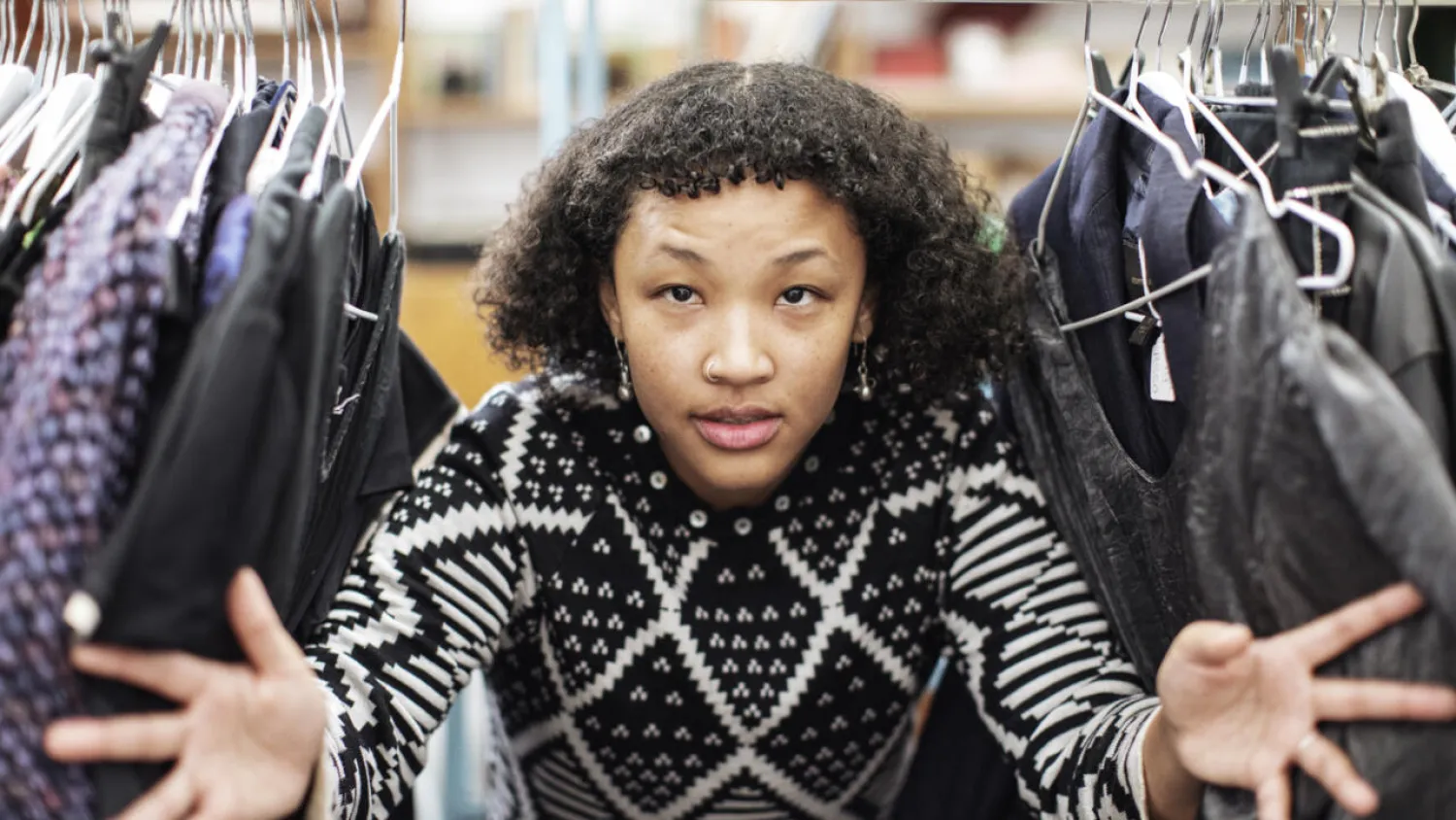 Sustainable fashion influencer Masego Morgan embraces 'mindful consumption'. GIANLUIGI GUERCIA / AFP
