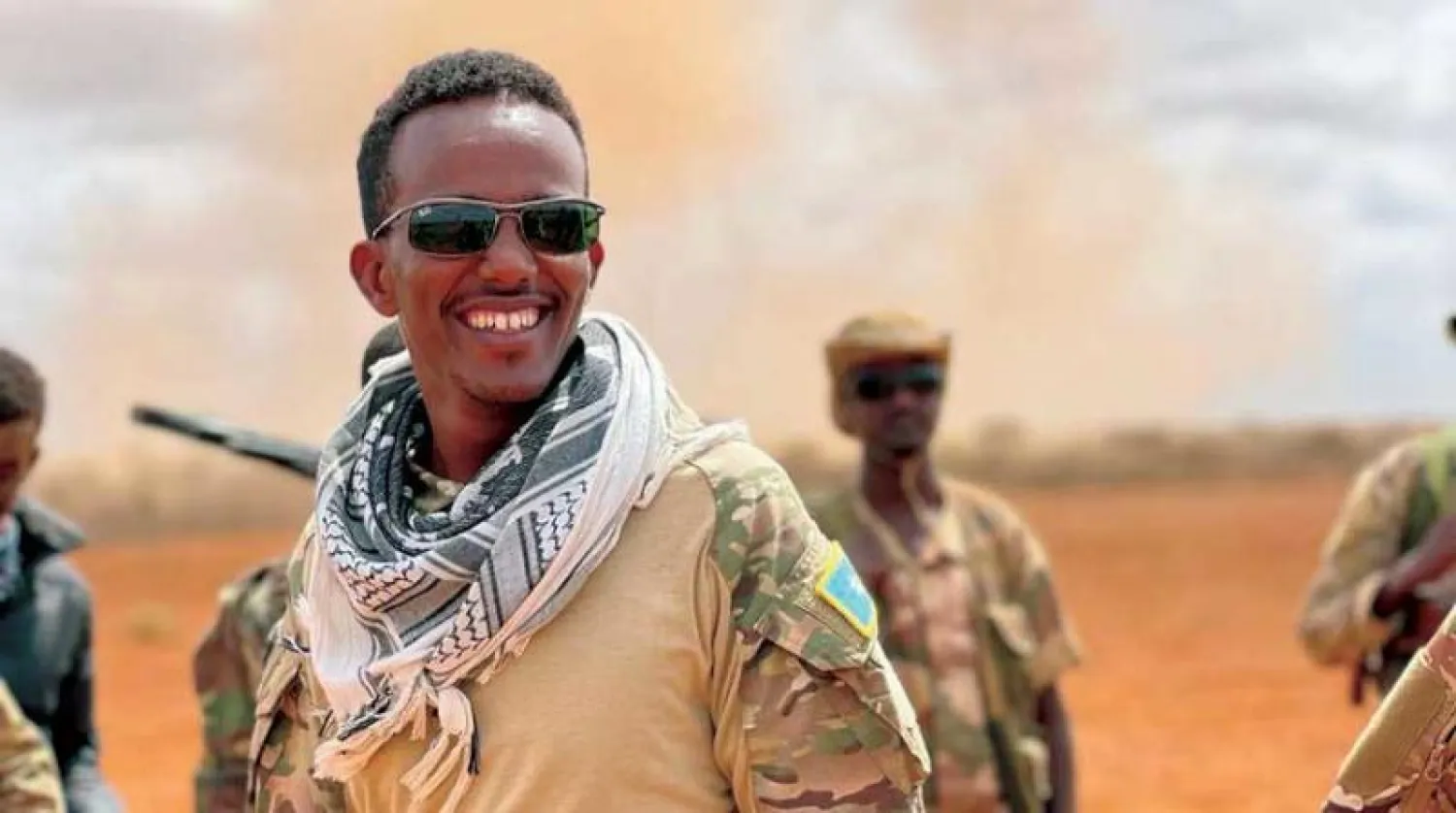 الرائد حسن توري ضابط الجيش الصومالي لقي مصرعه في هجوم أمس (وكالة الصومال الرسمية)