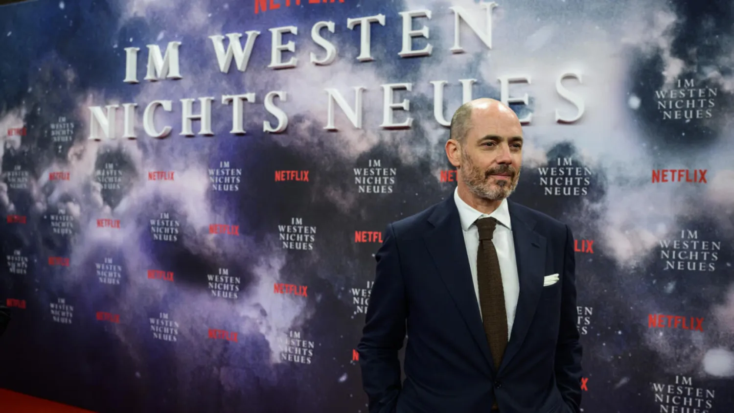 German director Edward Berger's 'All Quiet on the Western Front' has been nominated for 14 BAFTAS. John MACDOUGALL / AFP