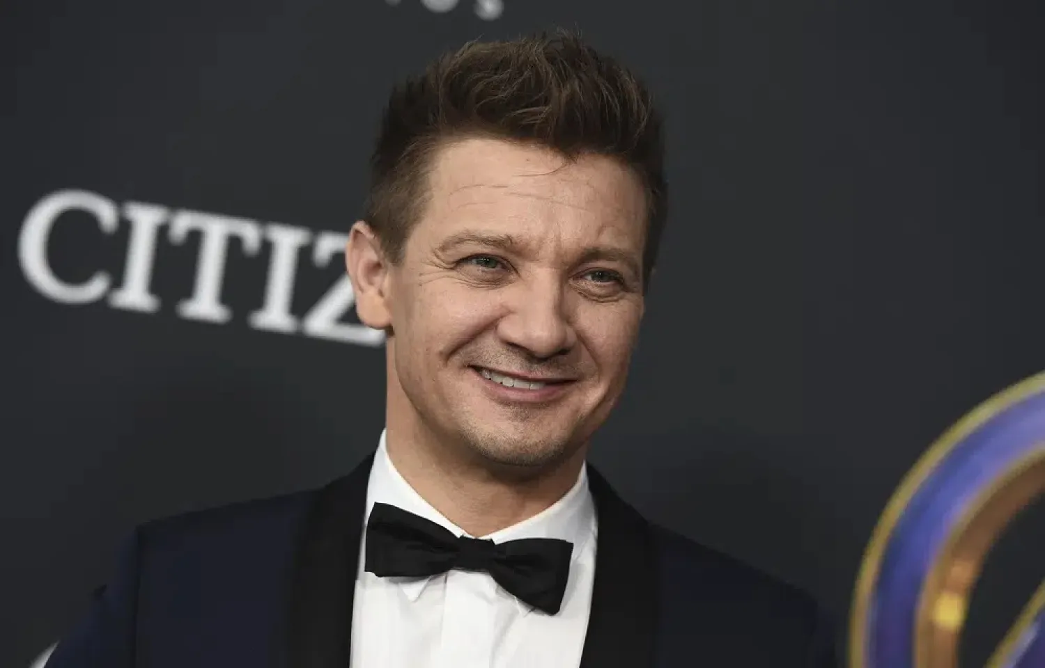 Jeremy Renner arrives at the premiere of "Avengers: Endgame," at the Los Angeles Convention Center on April 22, 2019. (AP)