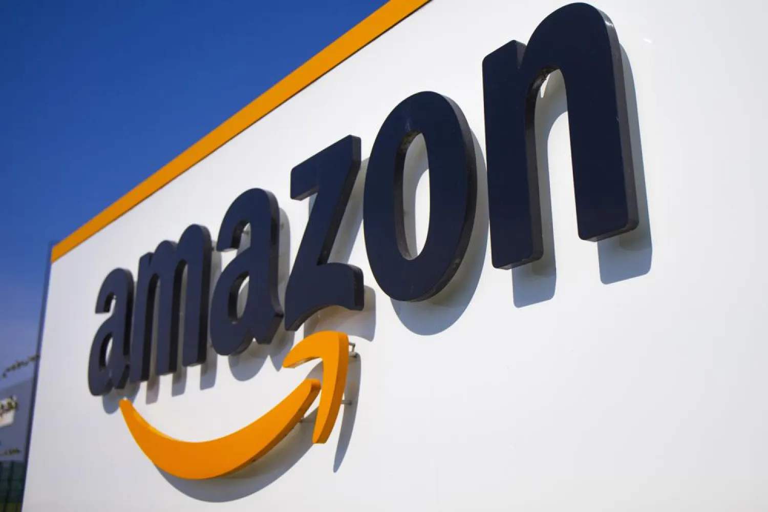 FILE - The Amazon logo is seen in Douai, northern France, April 16, 2020. (AP Photo/Michel Spingler, File)