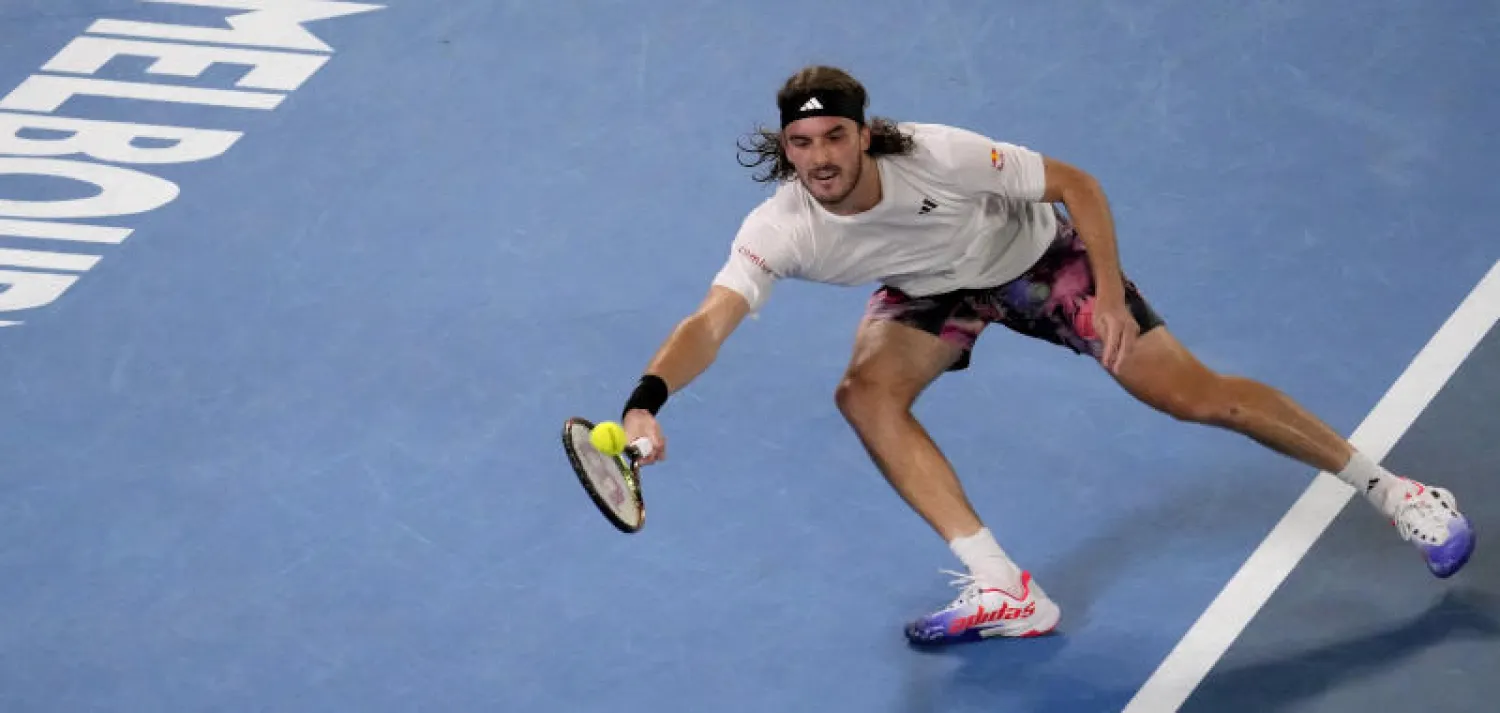 تسيتسيباس يريد ان يحقق فوزا كبيرا في استراليا المفتوحة(أ.ب)