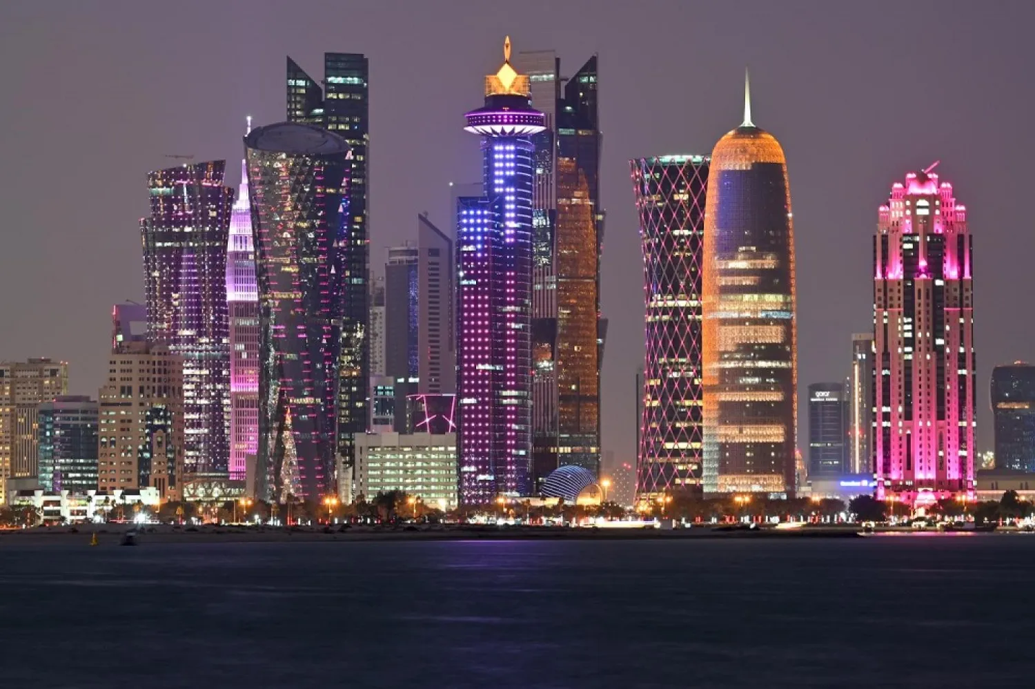 A general view shows the skyline of the Qatari capital Doha. (AFP file photo)
